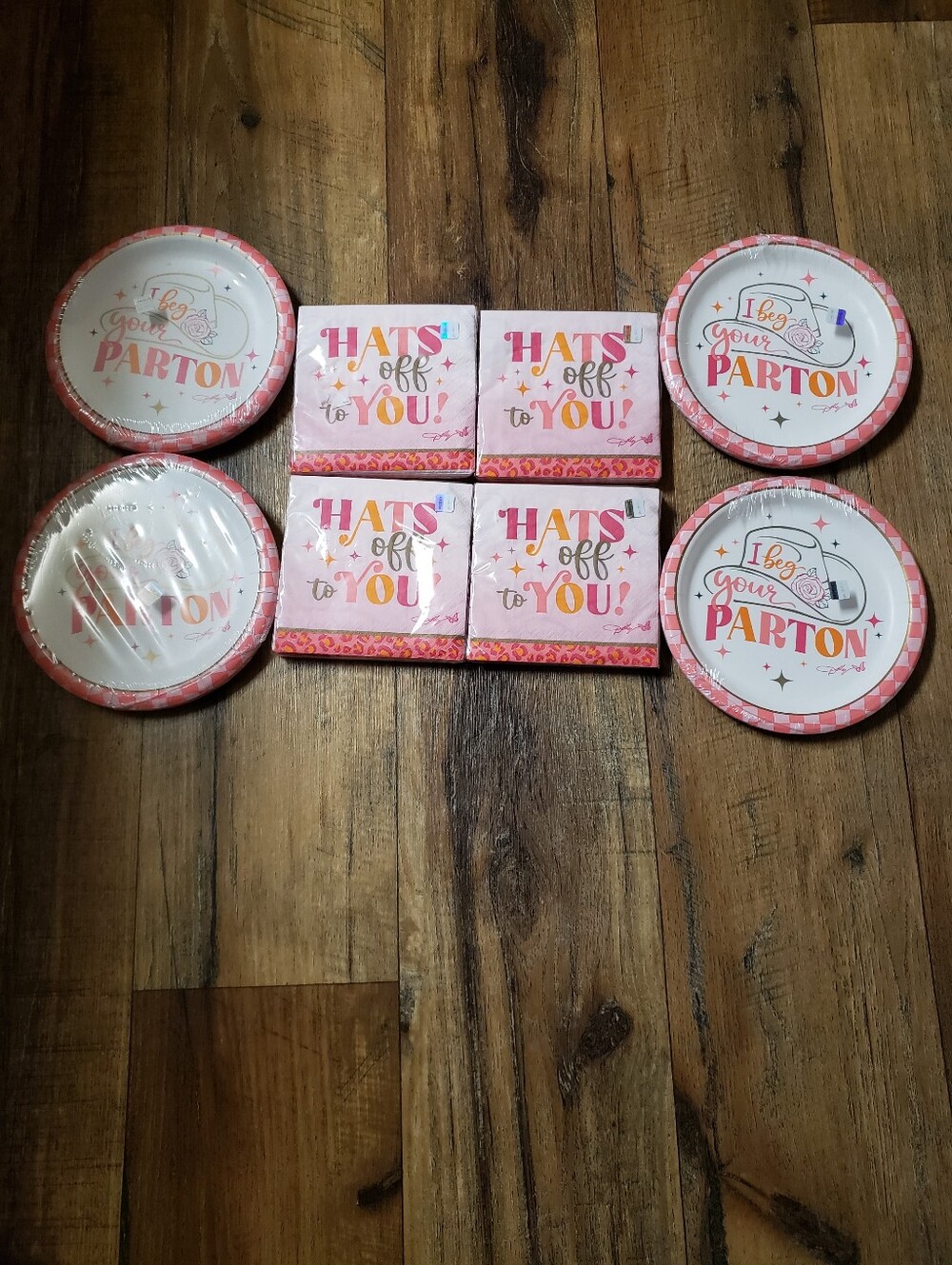 Dolly Parton Small Cocktail Plates & Napkins